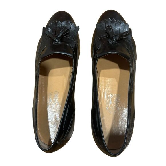 Salvatore Ferragamo black kiltie tassel wingtip loafers main image 2